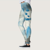 abstrakte Wasserfarben-Leggings Leggings (Links)