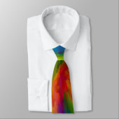 Abstrakte Wasserfarben Necktie Krawatte (Gebunden)