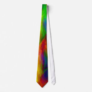Abstrakte Wasserfarben Necktie Krawatte