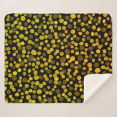Abstrakte Wasserfarbenflecken Sherpadecke (Vorderseite (Horizontal))