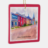 Abstrakte Wasserfarbengewässer Keramikornament (Rechts)