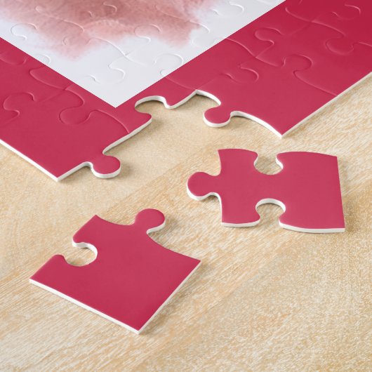 Abstrakte Wasserfarbengewässer Puzzle (Seite)