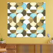 Abstrakte Wasserfarbenhandzeichnung Leinwanddruck (Insitu (Wohnzimmer))