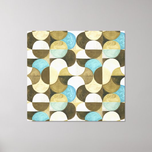 Abstrakte Wasserfarbenhandzeichnung Leinwanddruck (Vorderseite)