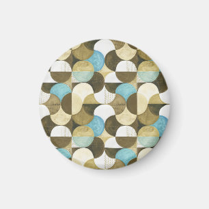 Abstrakte Wasserfarbenhandzeichnung Magnet