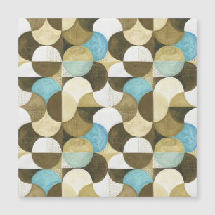 Abstrakte Wasserfarbenhandzeichnung Magnetkarte