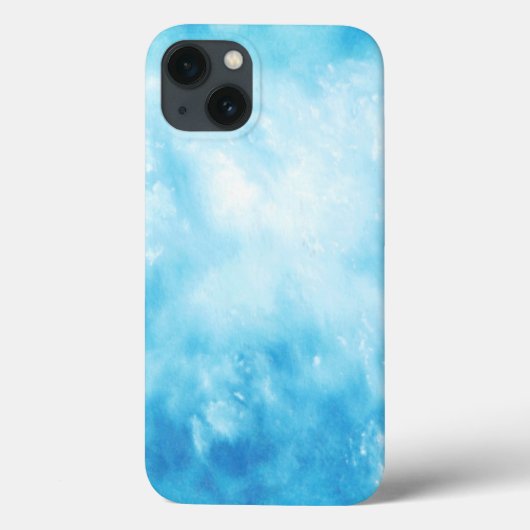 Abstrakte Wasserfarbenhintergründe: blau Case-Mate iPhone Hülle (Rückseite)