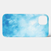 Abstrakte Wasserfarbenhintergründe: blau Case-Mate iPhone Hülle (Rückseite (Horizontal))