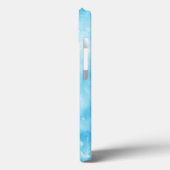 Abstrakte Wasserfarbenhintergründe: blau Case-Mate iPhone Hülle (Rückseite / Links)