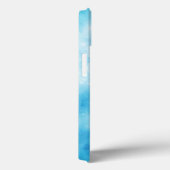Abstrakte Wasserfarbenhintergründe: blau Case-Mate iPhone Hülle (Rückseite / Rechts)