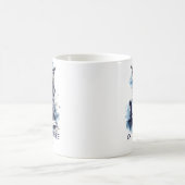 Abstrakte Wasserfarbenkatzen Kaffeebücher Kaffeetasse (Mittel)