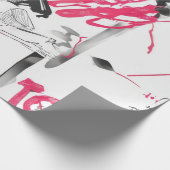 Abstrakte Wasserfarbenkollage Geschenkpapier (Ecke)