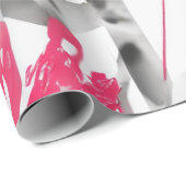 Abstrakte Wasserfarbenkollage Geschenkpapier (Rolleneckpunkt)