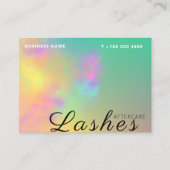 Abstrakte Wasserfarbenleuchte nach Vorsorgeanleitu Visitenkarte (Vorderseite)