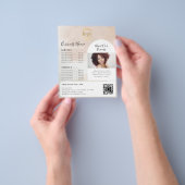 Abstrakte Wasserfarbenmalerei für Frauen Flyer (Gruppe)