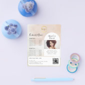 Abstrakte Wasserfarbenmalerei für Frauen Flyer (Einzeln)