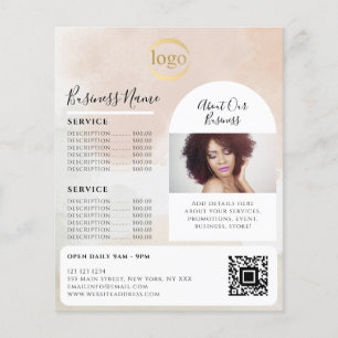 Abstrakte Wasserfarbenmalerei für Frauen Flyer