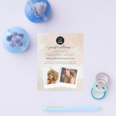 Abstrakte Wasserfarbenmalerei für Frauen Flyer (Einzeln)