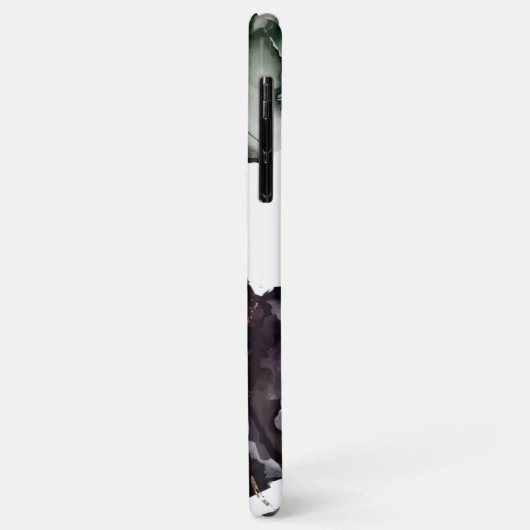 Abstrakte Wasserfarbenplatte Case-Mate iPhone Hülle (Hinten/Links)