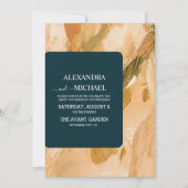 Abstrakte Wasserfarbenpracht Einladung (Vorderseite)