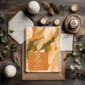 Abstrakte Wasserfarbenpracht Save The Date