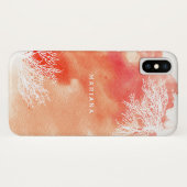 Abstrakte Wasserfarbenprägung, trendy Case-Mate iPhone Hülle (Rückseite (Horizontal))