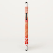 Abstrakte Wasserfarbenprägung, trendy Case-Mate iPhone Hülle (Hinten/Rechts)