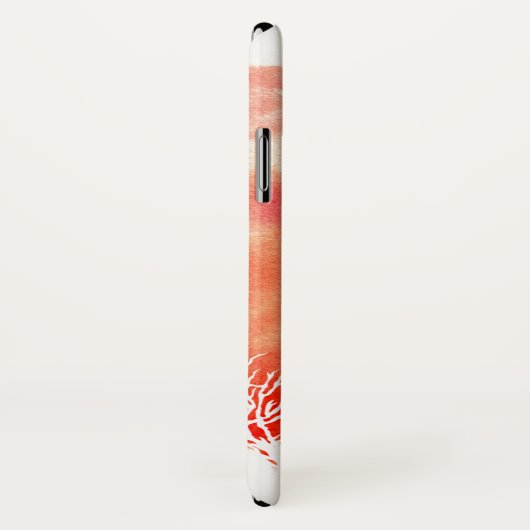 Abstrakte Wasserfarbenprägung, trendy Case-Mate iPhone Hülle (Hinten/Rechts)