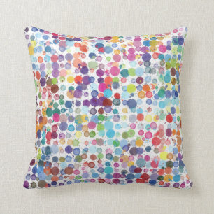 Abstrakte Wasserfarbentfernung Kissen