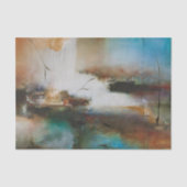 Abstrakte Wasserfarbenwolken - Gewebepapier Seidenpapier (Vorderseite)