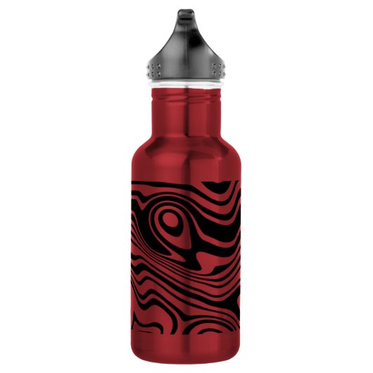 Abstrakte Wasserflasche aus Edelstahl (Rechts)