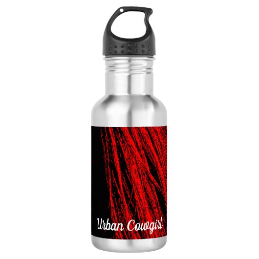 Abstrakte Wasserflasche Edelstahlflasche (Vorderseite)