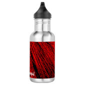 Abstrakte Wasserflasche Edelstahlflasche (Rechts)