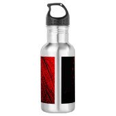 Abstrakte Wasserflasche Edelstahlflasche (Rückseite)