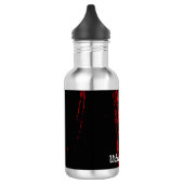 Abstrakte Wasserflasche Edelstahlflasche (Links)
