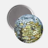 Abstrakte Wasserfotografie Magnet (Vorderseite/Rückseite)