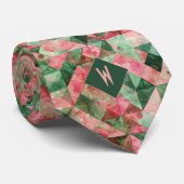 Abstrakte Wassermelone Krawatte (Gerollt)