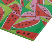 Abstrakte Wassermelonen-Scheiben, YUM!, Persönlich Schneidebrett (Ecke)