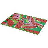 Abstrakte Wassermelonen-Scheiben, YUM!, Persönlich Schneidebrett (Ecke)