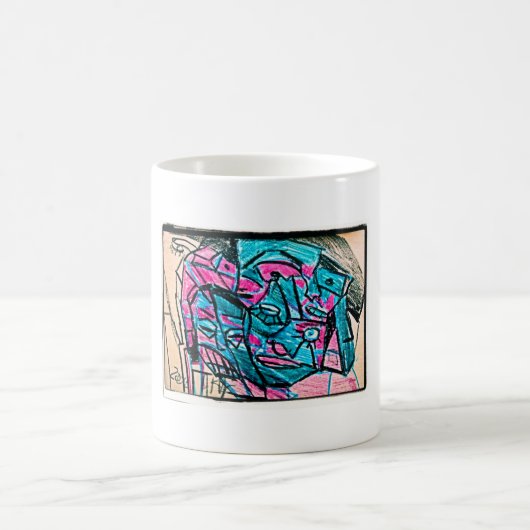abstrakte Wassernahne Kaffeetasse (Mittel)