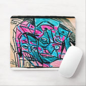 abstrakte Wassernahne Mousepad (Mit Mouse)