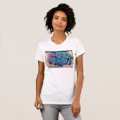 abstrakte Wassernahne T-Shirt (Vorne ganz)