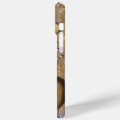 Abstrakte Wasserperlen aus festem Holz Nah-Up-Foto Case-Mate iPhone Hülle (Rückseite / Links)