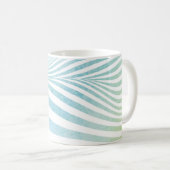 Abstrakte Wasserstruktur aus handbemaltem Wasser Kaffeetasse (VorderseiteRechts)