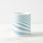 Abstrakte Wasserstruktur aus handbemaltem Wasser Kaffeetasse (Mittel)