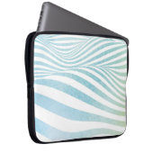 Abstrakte Wasserstruktur aus handbemaltem Wasser Laptopschutzhülle (Vorne Rechts)