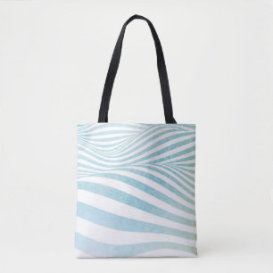 Abstrakte Wasserstruktur aus handbemaltem Wasser Tasche