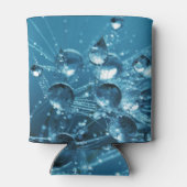 Abstrakte Wassertropfen Dosenkühler (Rückseite)