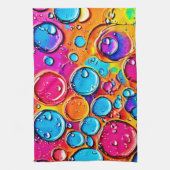 Abstrakte Wassertropfen Kunst Geschirrtuch (Vertikal)