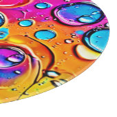 Abstrakte Wassertropfen Kunst Schneidebrett (Ecke)